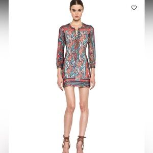 Isabel Marant Runway Malia Paisley Tunic Mini Dress